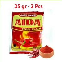 AIDA Cabe bubuk Cabe giling pedas Chili powder aida cabe 250gr aida cabe giling bubuk 25g Aida 25gr 