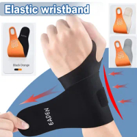 Elastic Wrist Brace Thin Compression Wrist Guard Sprain Support Bracer Wrist Exercise Safety Support Arthritis Pain Relief
