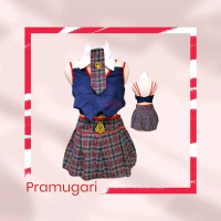 [ Racun Lingerie ] Costume Cosplay Lingerie Pramugari Wanita Dewasa Remaja Sexy Fit Seragam Mini Rok
