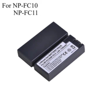 2Pcs NP-FC10 NP-FC11 NP FC10 NP FC11 Battery for Sony P10 P12 P2 P3 P5 P7 P8 P9 V1, NP FC11 FC10 F77A FX77 Battery
