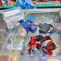 LY-101M SENTER KEPALA RECHARGEABLE MINI HEADLAMP CAS 1 LED 10W KAWACHI