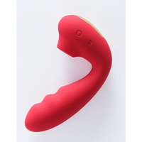 (現貨，免運費，原保)按摩震動棒ToyCod Tara Suction Vibe 吸盤震動+吮吸舔陰情趣高潮按摩震動棒