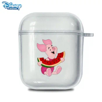 Disney Piglet Earphones Case for Apple AirPods 2 1 AirPods Pro 2 Anti-fall Headphones Protective Cover with Hook Customizable