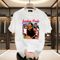 Áo Thun In Hình Cổ Điển Mỹ Poole Jordan Poole, Cotton Nguyên Chất, Chất Lượng Cao, Thương Hiệu Sang 