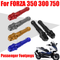 For HONDA FORZA 350 300 750 NSS350 FORZA350 Forza300 Forza750 Accessories Rear Passenger Footrests Footpegs Foot Pedal Foot Pegs