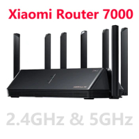 Xiaomi-repetidor WiFi Mi Router 7000 de tres bandas VPN, 1GB, malla USB 3,0, IPTV, puertos Ethernet 4x2,5G, amplificador de señal de módem PPPoE