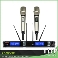 SKM9000 Wireless Microphone Mic UHF SKM 9000 2 Channel Professional System SKM9100 EM2050 for Stage Performance
