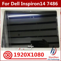 100% Test well 14" FHD 1920*1080 For Dell Inspiron 14 7486 LED LCD Display Screen+ Touch Digitier Glass Assembly Replacement