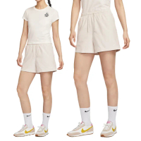【NIKE 耐吉】NSW MR ESSNTL WVN Short 女款 米色 中腰 運動 訓練 抽繩 短褲 FV7558-104