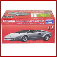 【Fun心玩】TM17600 正版 多美 TOMICA 初回 PRM12 藍寶堅尼 Countach 25週年紀念 牛
