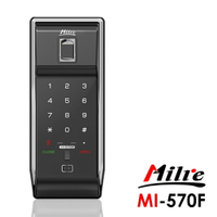 Milre 美樂 四合一密碼/指紋/卡片/鑰匙智慧輔助鎖(MI-570F)(附基本安裝)
