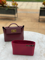 內膽包包 包內膽 simple smile適用于愛馬仕Hermes2424 mini/29尼龍綢緞防水內膽包-Misaki精品