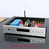 Dual ES9038PRO Audio Decoder Fully Balanced QCC5125 Bluetooth 5.0 DAC Support DSD512 PCM384KHz Lossless Decoding AMANERO USB