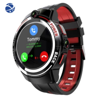 yyhc LOKMAT APPLLP 3 Android Smart Watch Men 1.39 inch Round AMOLED Screen Wifi 4G Smartwatch Women Dual Camera Calls Detachable