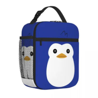 Mawaru Penguindrum - Penguin No. 2 Insulated Lunch Bag Thermal Bag Cooler Thermal Lunch Box Lunch Tote Bag for Woman Kids School
