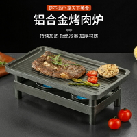 商用韓式不沾烤魚盤酒精爐長方烤爐陶板烤肉烤盤無煙鐵板燒