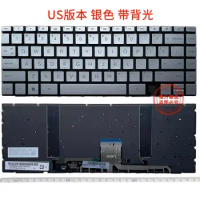 For HP Spectre x360 14-EA 14-EB 14-AE US Backlit Keyboard silver