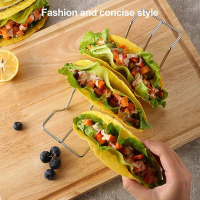 Tahan lama Mudah Ketuhar Keluli tahan karat Mesin basuh pinggan mangkuk Alat dapur Taco Shell Stand