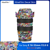 for Sony 16 55 Lens Decal Skin E16-55f2.8 Anti Scratch Wrap Cover for Sony E 16-55mm F2.8 G Lens Sticker SEL1655G Film 1655 Skin