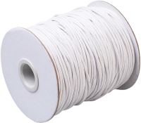 1.5MM Brown Wax Cord Waxed Cotton Thread Round Smooth Soft Bracelet Beading String Cords Bulk Rolls