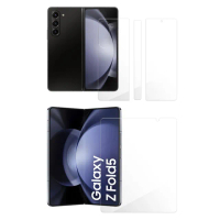 【Metal-Slim】Samsung Galaxy Z Fold 5 5G 滿版防爆螢幕保護貼+背殼防爆保護貼 超值組合包-袋裝