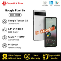 Original Google Pixel 6A 5G Mobile Phone 6GB RAM 128GB ROM 6.1" NFC Octa Core Android 12 IP67 dust/water resistant
