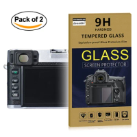 2x Self-Adhesive 0.25mm Glass LCD Screen Protector for Fujifilm X100S X100 X20 X10 X-E1 XE1 Fuji Digital Camera