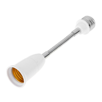 18cm 28cm 38cm Flexible E27 to E27 LED Lamp Base Bulb Socket Extender Extension Light Holder Convert