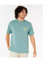 Rip Curl Men Fade Out Icon Tee 0CAMTE-BLUE LAGOON