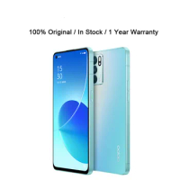 New Oppo Reno 6 5G Android Phone Screen Fingerprint Face ID Dimensity 900 64.0MP+32.0MP 6.43" 90HZ 65W Super Charger Bluetooth