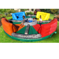 Popular Inflatable Competitive Sports Game Inflatable Jumping Trampoline Fun Playground Equipment For Kids And Adults