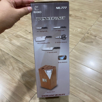 มีดและกรรไกร  (777 x 7ชิ้น)  ชุดมีด ชุดมีเปิดร้าน มีด4ชิ้น กรรไกร1ชิ้น ที่ลับมี1ชิ้น ฐานไม้เก็บมีด1ช