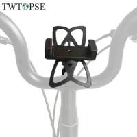 TWTOPSE Alloy Bicycle Phone Holder For Brompton Folding Bike A C Line 3SIXTY PIKES Handlebar Mount Bracket Support Accessory