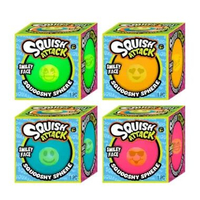 MAINAN SQUISHY JARU STRESS BALL STRETCHY ATTACK GLOW EMOJI (ASSORTED)