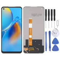 เหมาะสำหรับ OPPO A74 5G CPH2197 CPH2263 ตัวประกอบหน้าจอสัมผัส LCD ของแท้