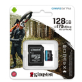Kingston 金士頓 SDCG3/128GB microSDXC 記憶卡，UHS-I U3 V30 A2，防水防震