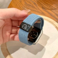 全城熱賣 - 適用小米9Pro耳機小狗編織磁吸錶帶iWatchS11紅米654通用華為FIT4岩青色（不含手錶）適用：小米9pro（金屬鏈接頭）