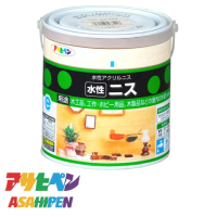 【特力屋】日本Asahipen 水性木器著色清漆 透明 0.7L