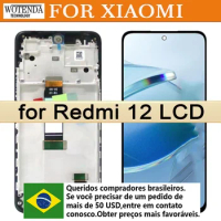 High Quality 6.79" For Xiaomi Redmi 12 LCD Display Touch Screen Panel Digitizer Repair Parts For Redmi 12 4G 23053RN02A Models
