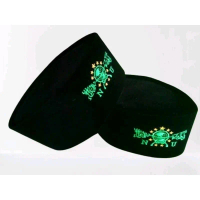PECI NU  ( HIJAU ,EMAS , MERAH PUTIH ) Kopiah Songkok Motif