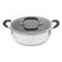 TEFAL - X JAMIE OLIVER 不銹鋼火紅點易潔雙耳煎鍋連蓋 IH 24CM4CM