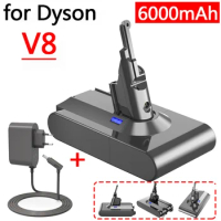 YH5 For Dyson V8 Battery 21.6V Batterie for Dyson V6 V7 V8 V10 Series SV12 DC62 SV11 sv10 Handheld Vacuum Cleaner Spare battery