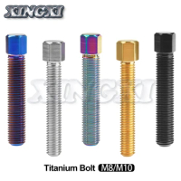 Xingxi Titanium Bolt Chain Adjustment Screws M8x47mm M10x47mm Hex Head Pitch 1.25mm
