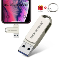 USB 2 in 1 flash drive for Apple ipad iphone usb flash drive 512GB pendrive high speed 64GB 128GB 256GB U Disk Memory stick