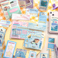 Mr. Paper Big Sticker Pack ซีรีส์ Gummy Candy สติ๊กเกอร์ Guka น่ารักเกาหลี สติ๊กเกอร์ตกแต่งวัสดุบัญ 