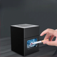 Smart ashtray Light luxury advanced sense household air purifier indoor removal of second-hand smoke smell ashtray