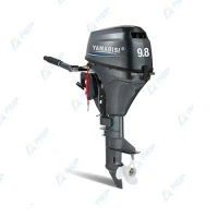 YAMABISI 4 Stroke 9.8hp Outboard Motor Engine Long Shaft Manual Start Boat Engine For Sale Compatible With
