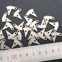 1piece Titanium Alloy TC4 Knife Part Keyring Hanging Hole Triangle Piece For 84mm Victorinox Swiss Army Knives Bantam Waiter