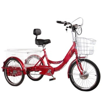 Adult electric tricycle, middle-aged and elderly electric scooter, scooter, pedal bicycle, elderly battery electric scooter