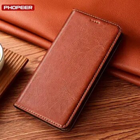 For Redmi K60 K70 E Pro Ultra K50 K40 S Gaming Flip Case Genuine Leather Magnet Books For Xiaomi Redmi K40s K50 Pro Plus Cover